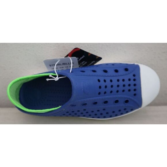 Foamies x Skechers Kids Sz 1 Blue/Green Guzman Steps Aqua Surge Water Shoes SIB - Picture 6 of 11